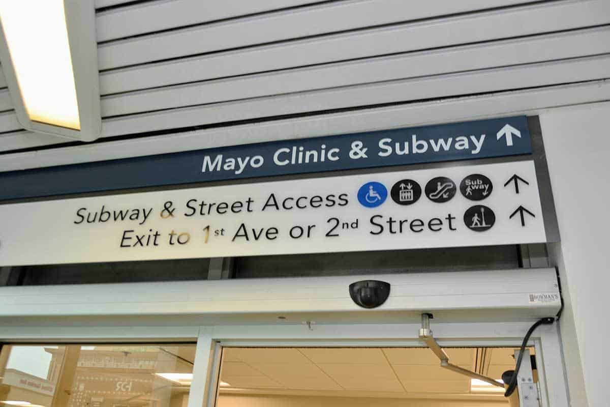 Mayo Clinic and Subway Access